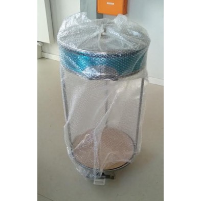 Contenedor Pota Bolsas 486010 Con Tapa y ruedas 90x43