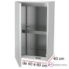 Armario colgante puertas batientes - Largo de 40 a 100 cm x 40 Fondo
