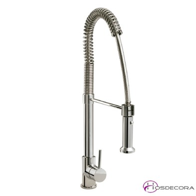 Grifo monomando caño muelle flexible 1 agua 66-IDG33510