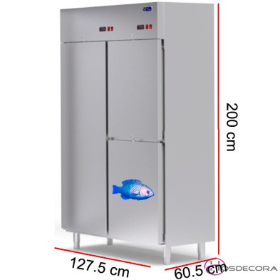 Armario para pescado 650 L - 1025 W - 127.5 x 60.5 cm