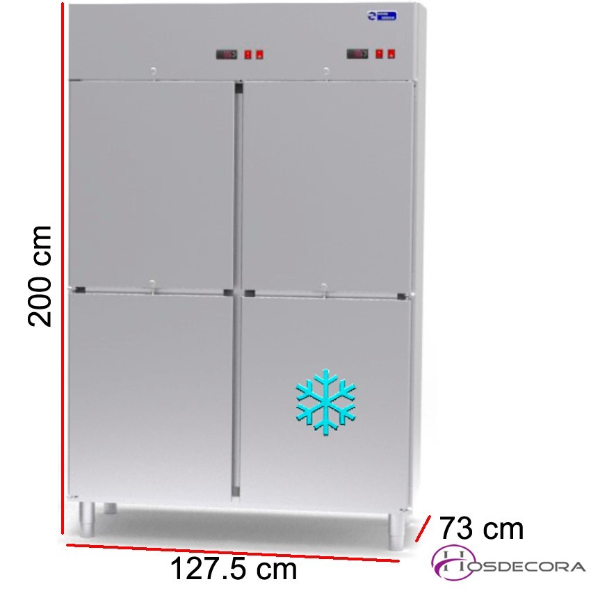 Armario de congelación 610 L - 1025 W - 127.5 x 60.5 cm
