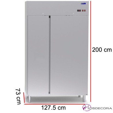 Armario refrigerado 950 L - 625 W - 127.5 x 73 cm