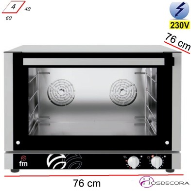 Horno panadero 4 bandejas RXP 604