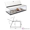 Vitrina neutra para tapas de metacrilato