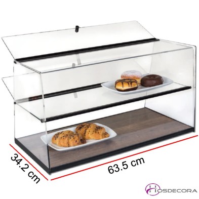 Expositor neutro para tapas de metacrilato