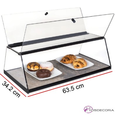 Expositor neutro para tapas de metacrilato