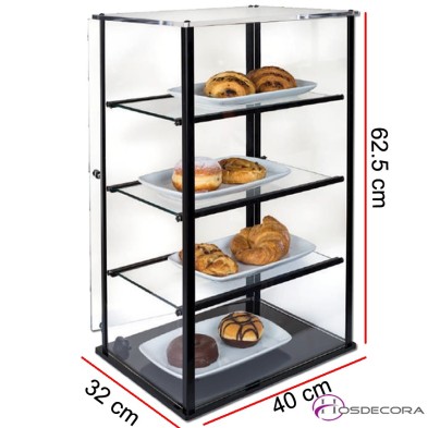 Vitrina neutra de metacrilato modelo mini