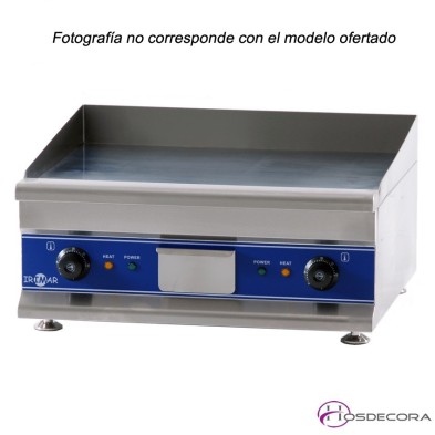 Plancha de cromo eléctrica 2 Kw - 12 mm