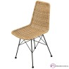 Silla POBLETE de wicker sintético
