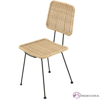 Silla ALAEJOS de wicker sintético