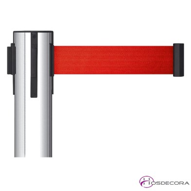 Columna señalización con cinta