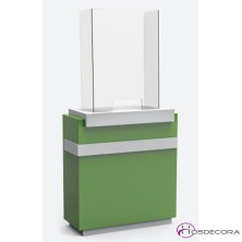 Mampara de protección con ventanilla 67 x 95 cm