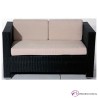 Sofa de una plaza ratan con cojin SITGES