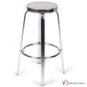 Taburete cromado para bar CLASSIC