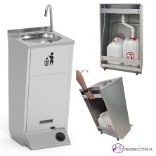 Lavamanos autonomo pulsador electronico