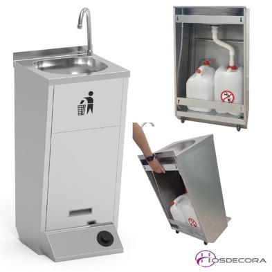 Lavamanos autonomo pulsador electronico