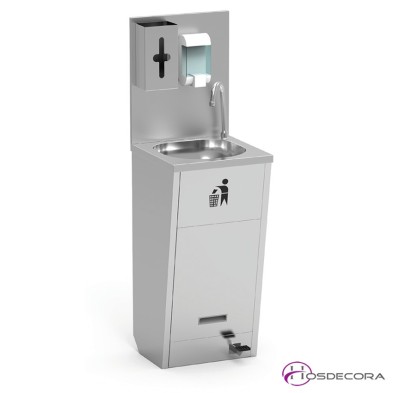 Lavamanos con dosificador jabón y toallitas 85-LP-44P