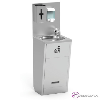 Lavamanos con dosificador jabón y toallitas 85-LPP-44P