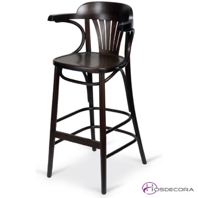 Taburete de Madera de Haya Barnizado 29-Almaraz