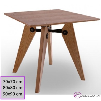 Mesa de Madera cuadrada AYORA