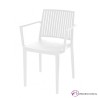Silla de terraza con brazos en polipropileno