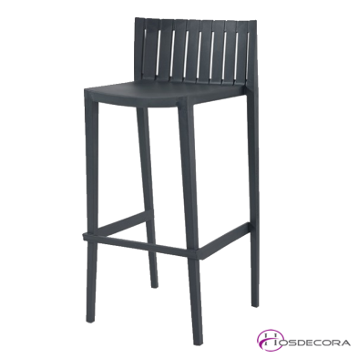 Taburete apilable Bujaraloz en polipropileno