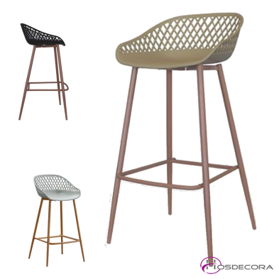 Taburete de terraza en polipropileno - Mainar