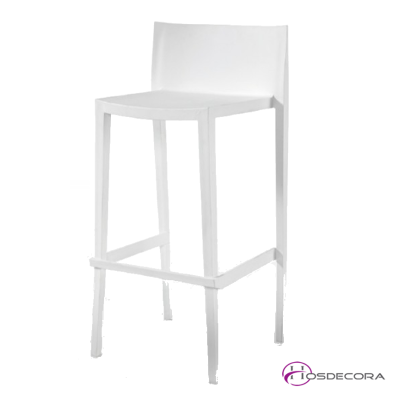 Taburete de terraza de bar Aguilar en polipropileno