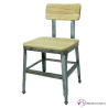 Silla de bar en Madera y metal - Vellida