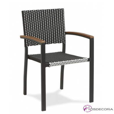 Sillón de terraza con asiento de gran calidad en textilene