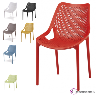 Silla de bar para terrazas CADRETE