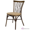 Silla de bar para comedor asiento rattan-