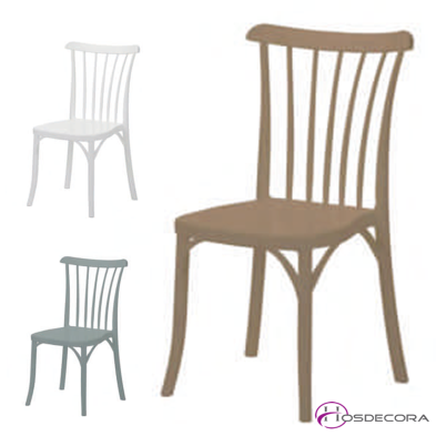 Silla de Bar en Polipropileno -BENASQUE
