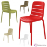 Silla de bar de RESOL polipropileno - GINA