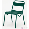 Silla terraza color verde LORCA