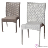 Silla ratan de terraza y aluminio - PORTMANY