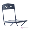 Silla de Forja Plegable de Terraza -ALCAZARES