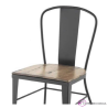 Silla de Forja Asiento Madera -POLLENSA