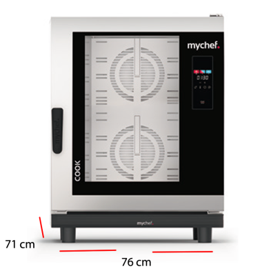 Horno para colectividades MyChef 10 bandejas GN 1/1