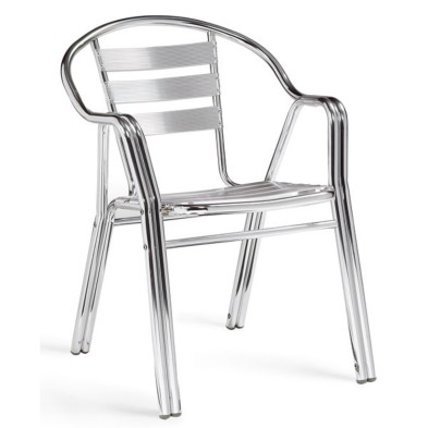 Sillon para terraza de Aluminio doble Tubo