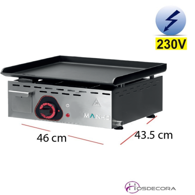 Plancha electrica para asar en cocina de bar ecoem45p