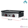 Plancha a gas de Mainho ECO-75PV UNI