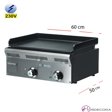 Plancha Electrica Pavonada 60x50 cm. 8mm -ELP-62EM
