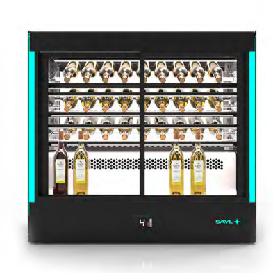 Vitrina fría expositora -Acceso trasera 3 estantes Compak