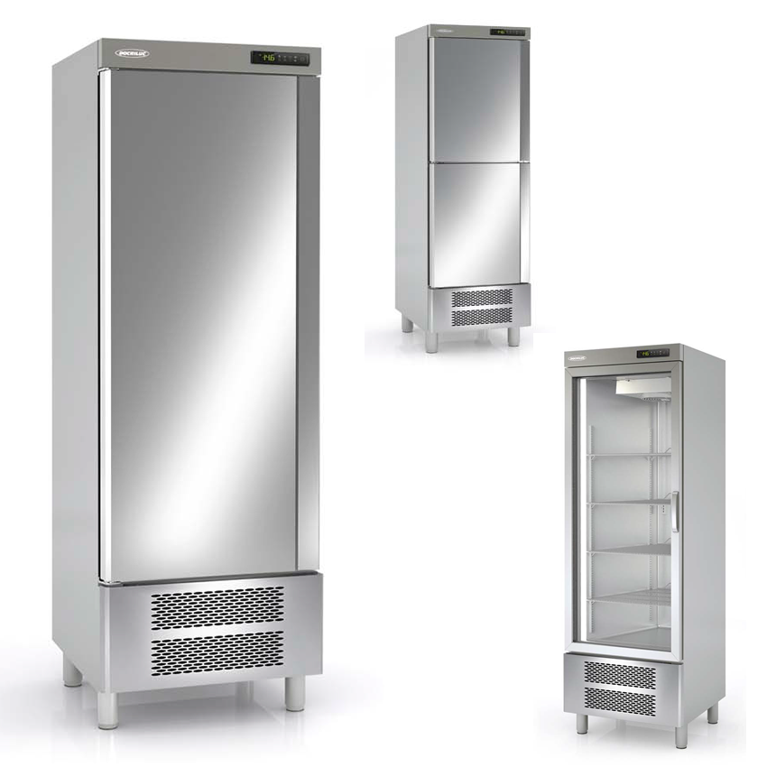 Armario frigorífico de acero inox 1 puerta 555L. Fimar
