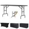 Mesas catering plegable regulable