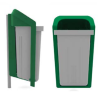 Papelera para exterior Elegant de 50 litros