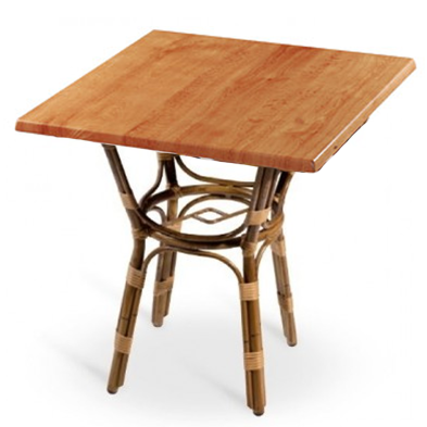 Mesa para Terraza Bezorca con armazón de aluminio