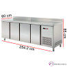 Mesa refrigerada de cocina con 4 módulos 47-MRCH250