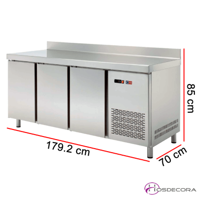Mesa de refrigeración GN 1/1 de 179.2 x 70 cm 47-TRCH180